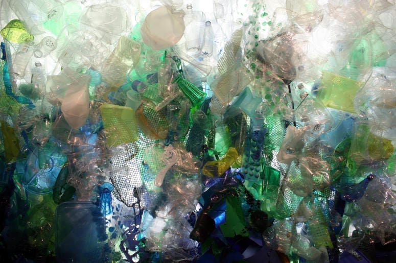 Plastic debris Plastic debris